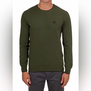 North Sails Men’s Olive Knitwear Long Sleeve Wool Cashmere